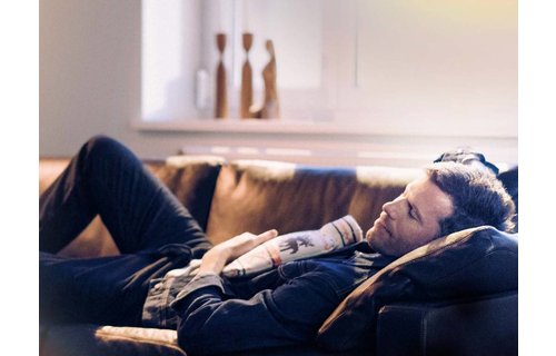 Warmwaterkruik 2 L. met gebreide hoes Noorwegen Hert