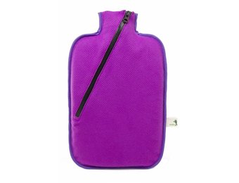 Warmwaterkruik softshell paars