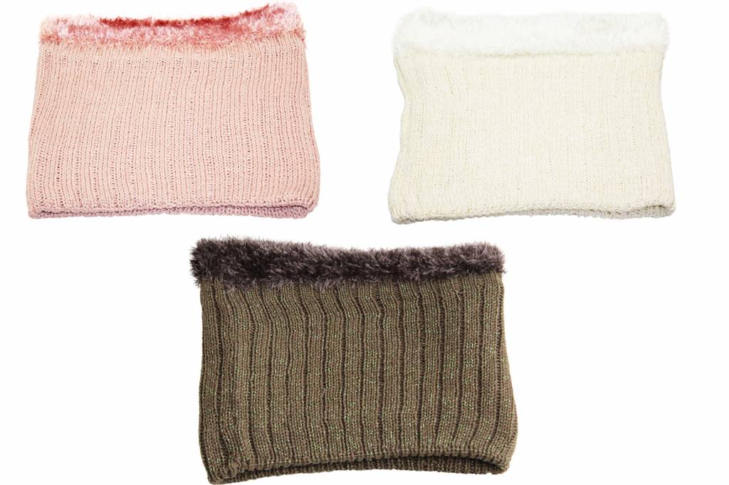 Colsjaal Dames "Snood met Bont"  verschillende kleuren Colsjaal Dames "Snood met Bont"  verschillende kleuren