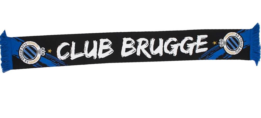 Supporterssjaal Club Brugge -  Zwart/Wit Supporterssjaal Club Brugge -  Zwart/Wit