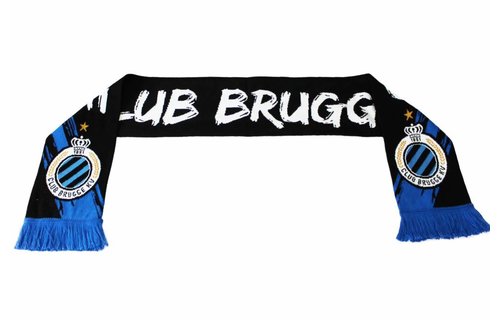 Supporterssjaal Club Brugge -  Zwart/Wit Supporterssjaal Club Brugge -  Zwart/Wit