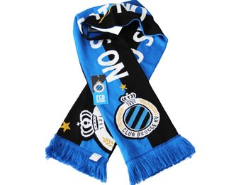 Supporterssjaal Club Brugge  blauw/zwart "No Sweat No Glory"