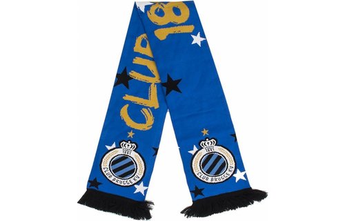 Supporterssjaal Club Brugge  "1891"  Gold Supporterssjaal Club Brugge  "1891"  Gold