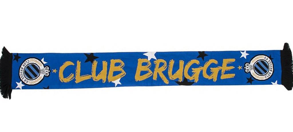 Supporterssjaal Club Brugge  "1891"  Gold Supporterssjaal Club Brugge  "1891"  Gold