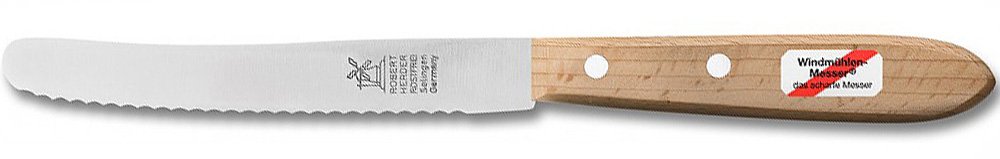 Robert Herder  "Tafelmes breed"  Beukenhout  RVS