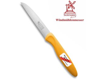 Robert Herder Molenmes Roestvrij -  Kunststof Geel