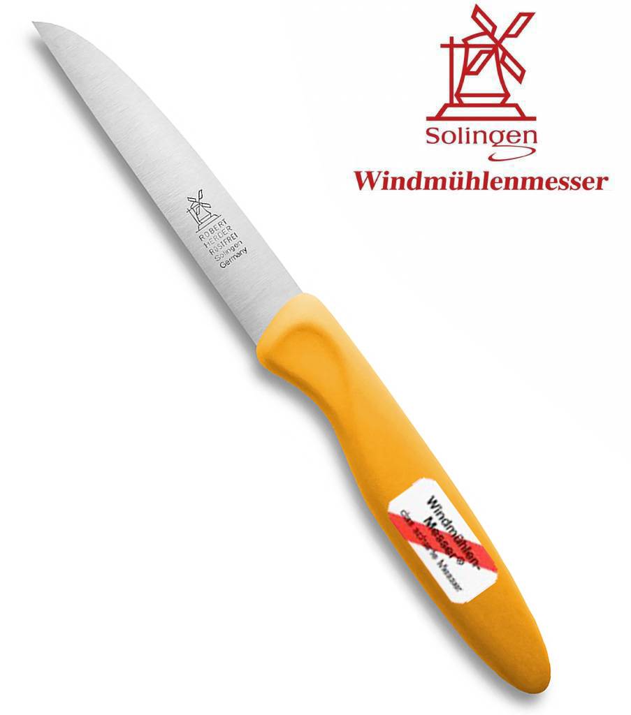 Robert Herder Molenmes Roestvrij -  Kunststof Geel Robert Herder Molenmes Roestvrij -  Kunststof Geel