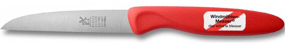 Robert Herder Molenmes Roestvrij -  Kunststof Rood