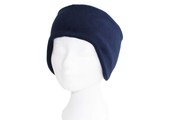 Haarband Fleece breed  Navy Blauw