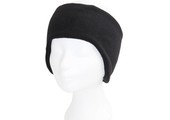 Haarband Fleece breed  Zwart