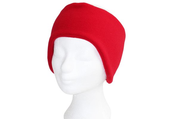 Haarband Fleece breed  Rood