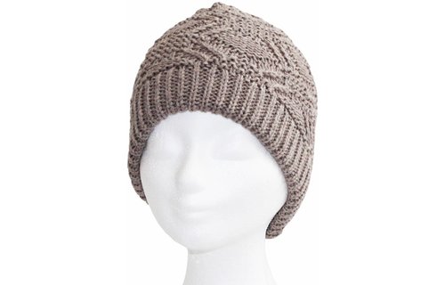 Gebreide Dames Muts  acrylic/wool