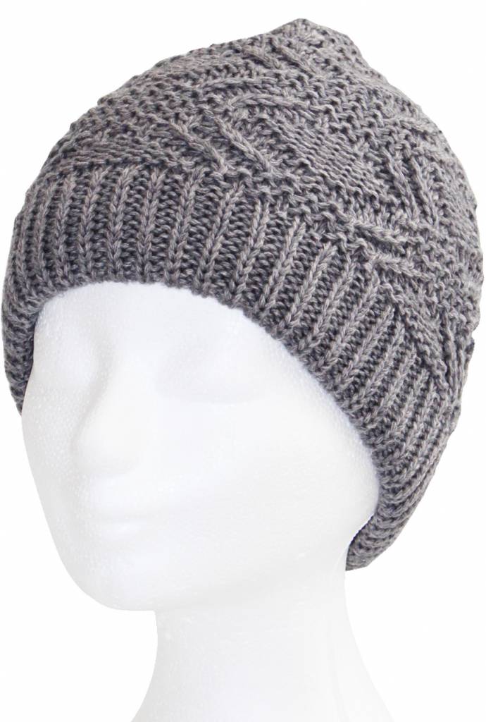 Gebreide Dames Muts  acrylic/wool