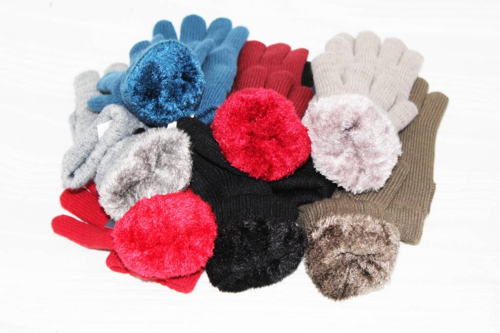 Handschoenen Dames met Knoop Verschillende Kleuren