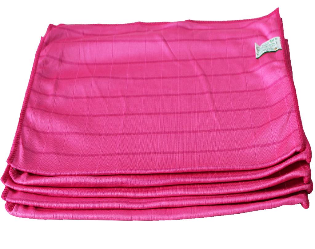 Bamboe Droogdoek 40 x 50 cm. Roos "Glashelder"