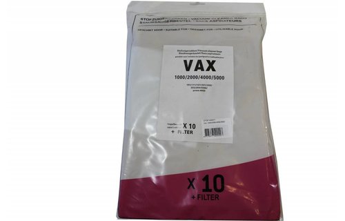 VAX 1000 / 2000 / 4000 / 5000 Stofzuigerzakken