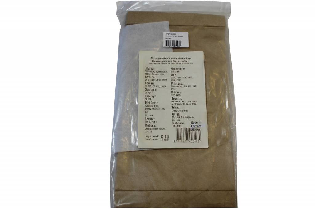 Severin / Primera / Alaska Stofzuigerzakken