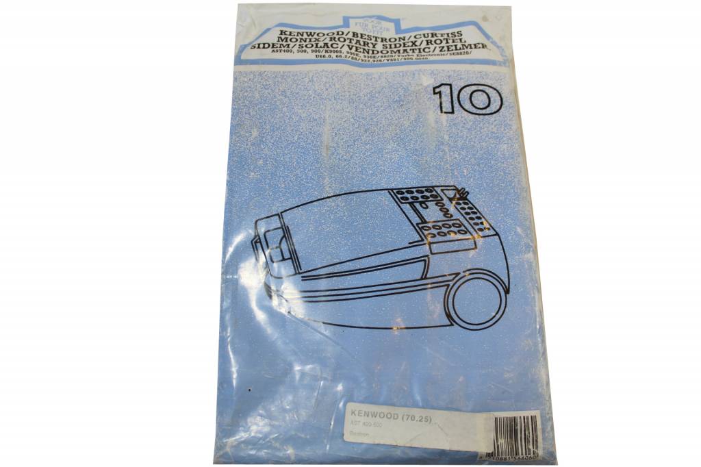 Kenwood AST 400-500 / Bestron / Rotel / Curtiss / Monix / Rotary Sidex Stofzuigerzakken