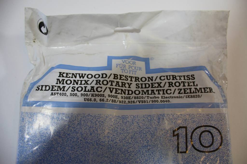 Kenwood AST 400-500 / Bestron / Rotel / Curtiss / Monix / Rotary Sidex Stofzuigerzakken