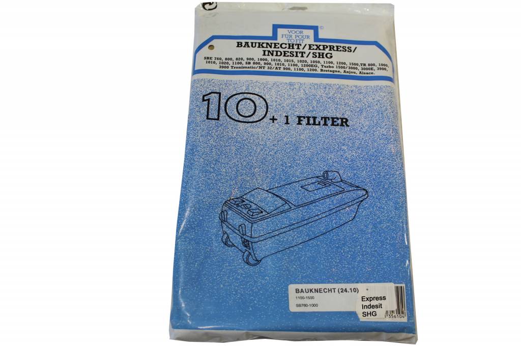 Bauknecht 760 < 1500 Stofzuigerzakken Bauknecht 760 < 1500 Stofzuigerzakken