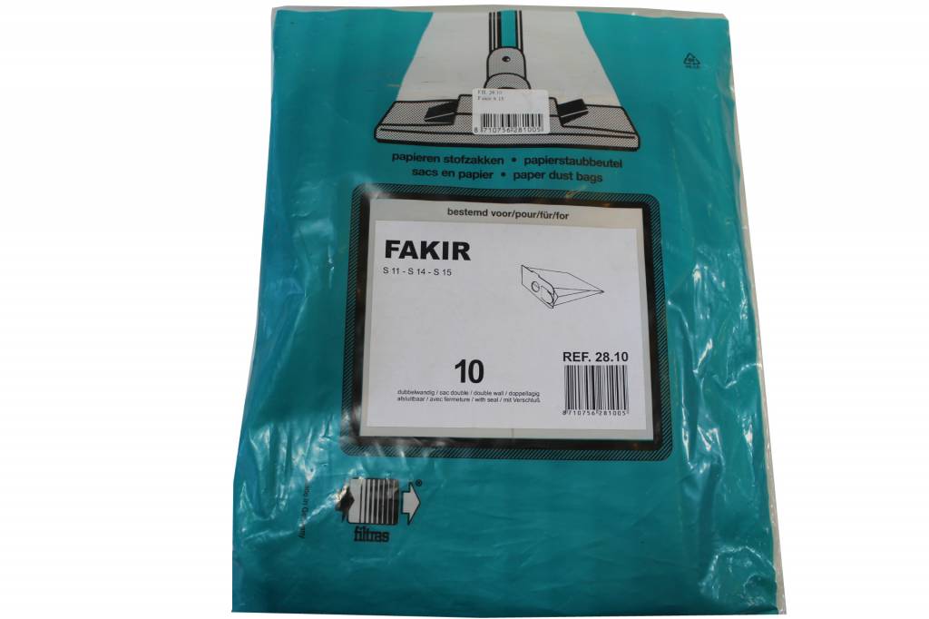 Fakir S 11 - S 15 Stofzuigerzakken Fakir S 11 - S 15 Stofzuigerzakken