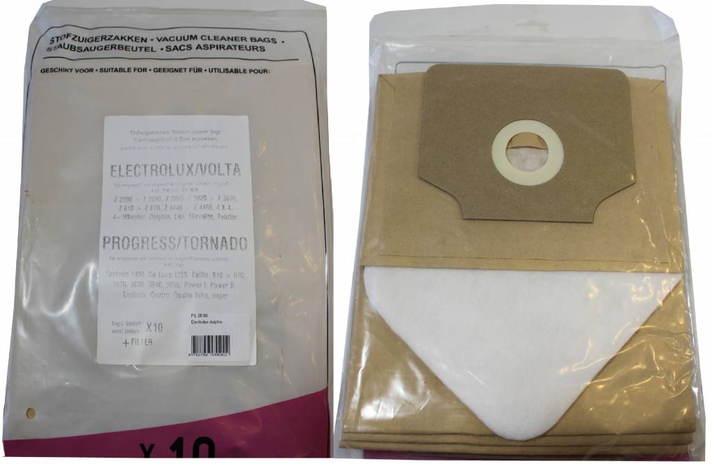 Electrolux Z 2200 - 4440 Dolphin / Tornado / Progress Stofzuigerzakken