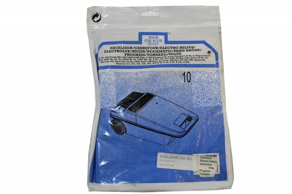 Electrolux Z 60 - 70 / 1600 Elite / Excelsior / Progress / Tornado Stofzuigerzakken Electrolux Z 60 - 70 / 1600 Elite / Excelsior / Progress / Tornado Stofzuigerzakken