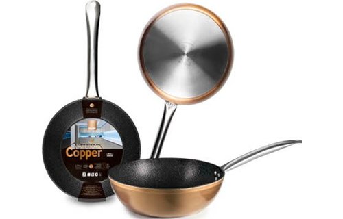 Stoofpan  Natura Koper in verschillende maten