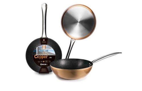 Stoofpan  Natura Koper in verschillende maten