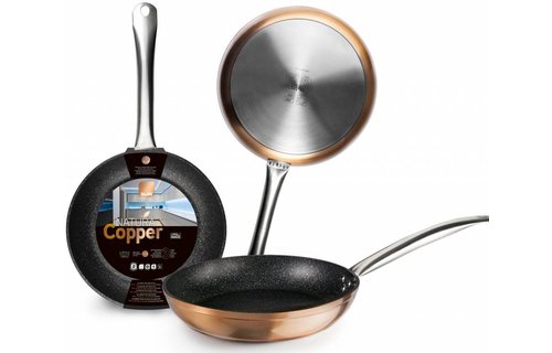 Antikleefpan Natura Koper in verschillende maten