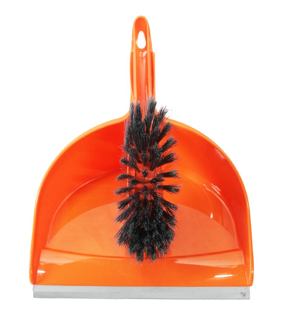 Vuilblik met handvleugel   Oranje