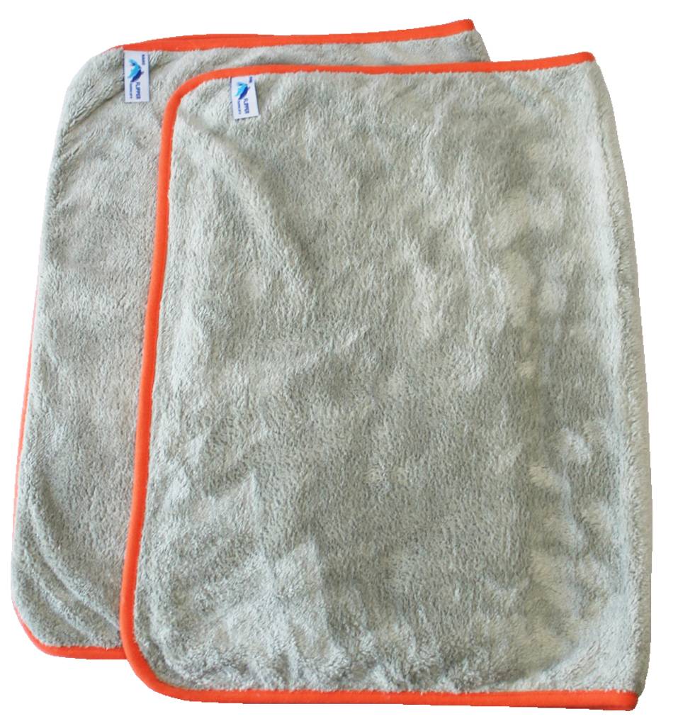 Nano Dweil  50 x 70 cm.   Grijs - Oranje