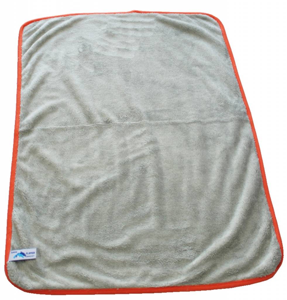 Nano Dweil  50 x 70 cm.   Grijs - Oranje