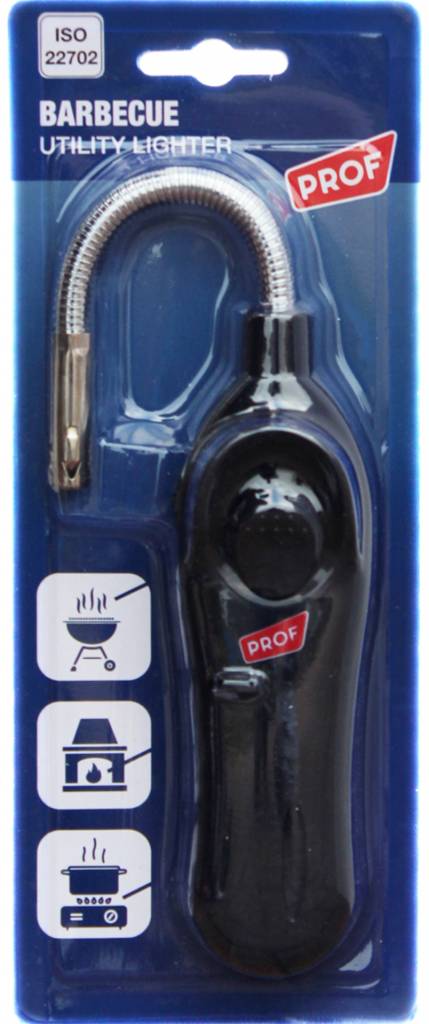 Gasaansteker Prof flexibel  27 cm.