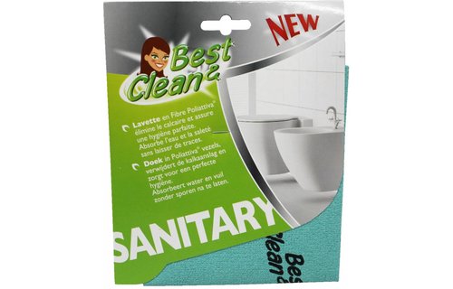Best-clean microvezeldoek sanitair 30 x 32 cm. Best-clean microvezeldoek sanitair 30 x 32 cm.