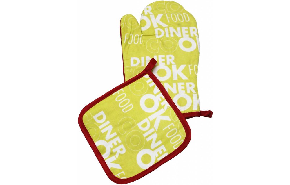 Ovenwant en Pannenlap 2 delige set Ovenwant en Pannenlap 2 delige set