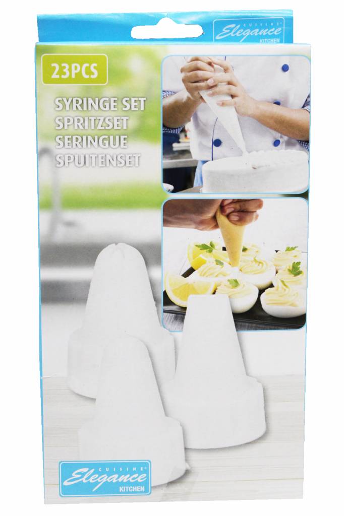 Slagroom Spuitzak set 23-delig Slagroom Spuitzak set 23-delig