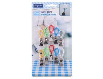 Handdoekklemmen  10 stuks