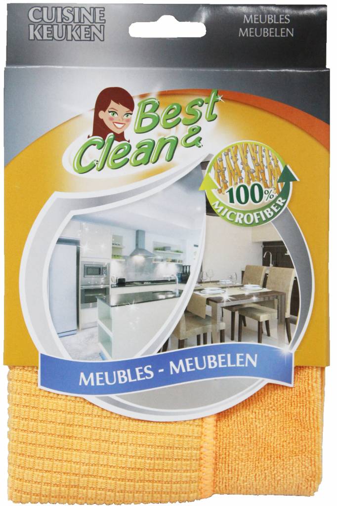 Best-clean microvezeldoek Keuken / Meubelen 35 x 35 cm. Best-clean microvezeldoek Keuken / Meubelen 35 x 35 cm.