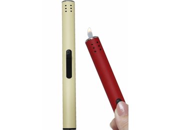 Gasaansteker rond lang   18 cm.