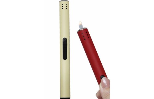 Gasaansteker rond lang   18 cm.