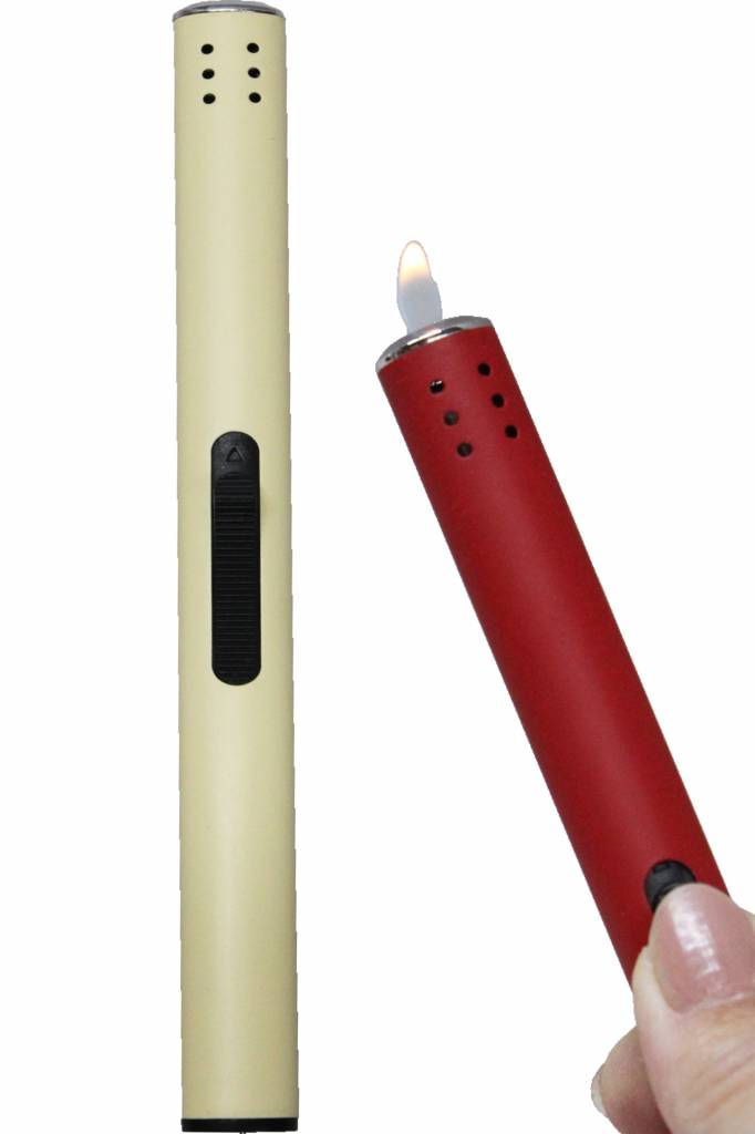 Gasaansteker rond lang   18 cm.