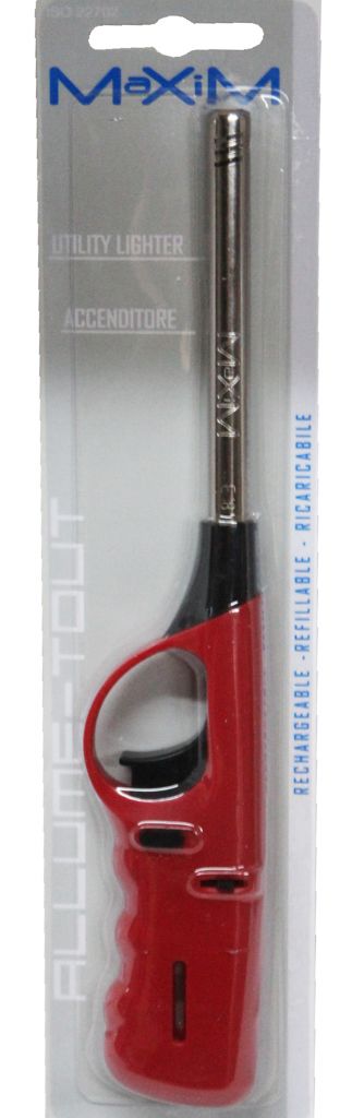 Gasaansteker lang recht  27 cm