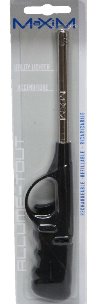 Gasaansteker lang recht  27 cm