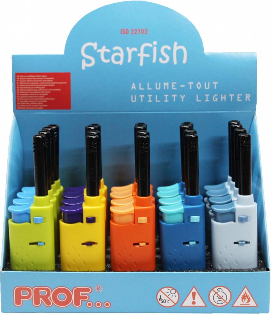 Gasaansteker prof  "starfish"  14 cm.