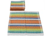 Schoteldoek 35 x 35 cm.  gekleurd katoen (6 stuks)