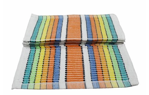 Schoteldoek 35 x 35 cm.  gekleurd katoen (6 stuks)