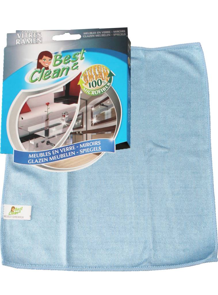 Best-clean  microvezeldoek  Glazen meubelen & Spiegels  35 x 35 cm. Best-clean  microvezeldoek  Glazen meubelen & Spiegels  35 x 35 cm.