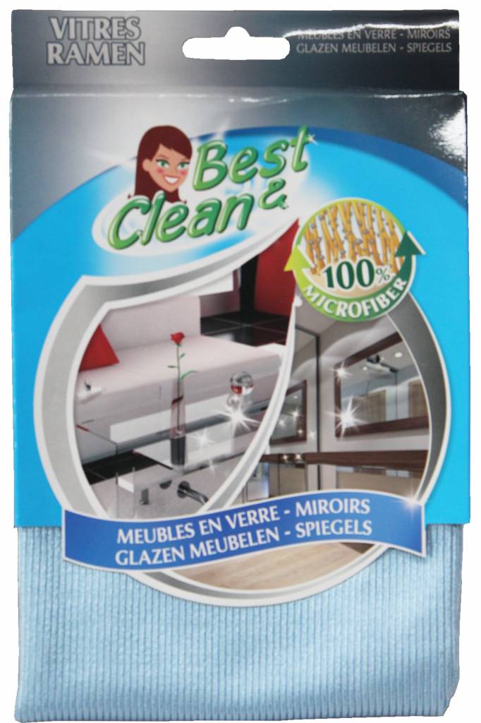 Best-clean  microvezeldoek  Glazen meubelen & Spiegels  35 x 35 cm. Best-clean  microvezeldoek  Glazen meubelen & Spiegels  35 x 35 cm.