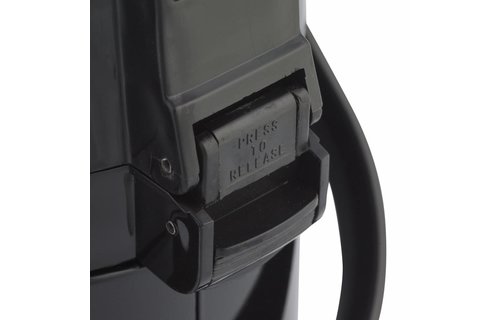 Pompthermos 1,9 L.  Zwart met Hendel